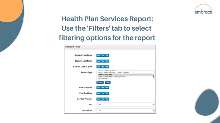 Health Plan Services Report