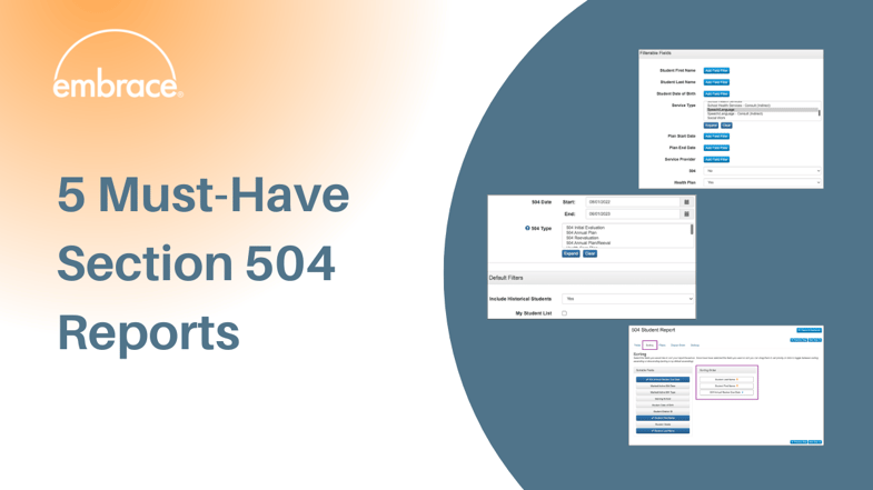 5 Must-Have Section 504 Reports