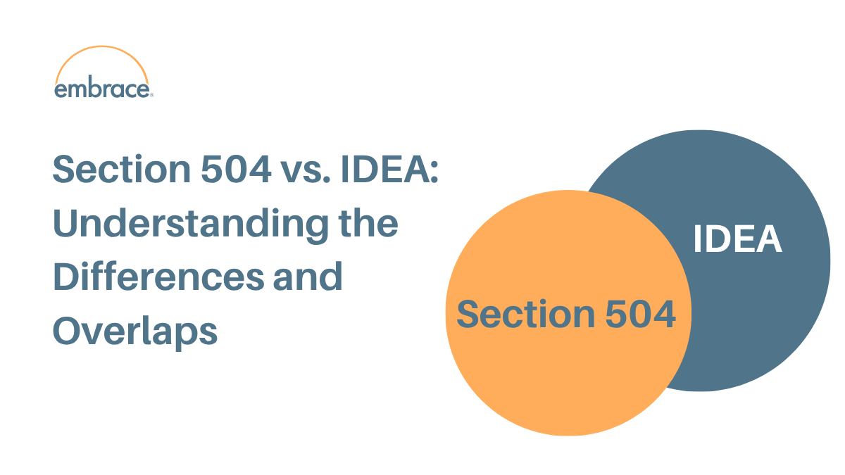 Section 504 vs. IDEA: Understanding the Differences and Overlaps